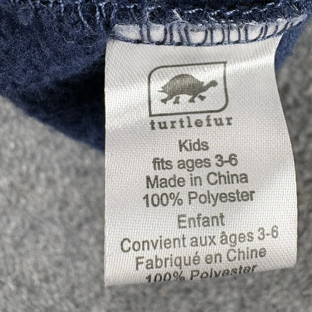 Turtle Fur Kids Chelonia 150 Fleece Beanie Navy Ages 3-6 NWT Winter Warm Hat